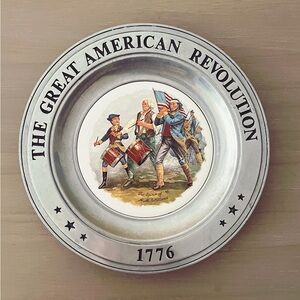 Collectable  pewter plate